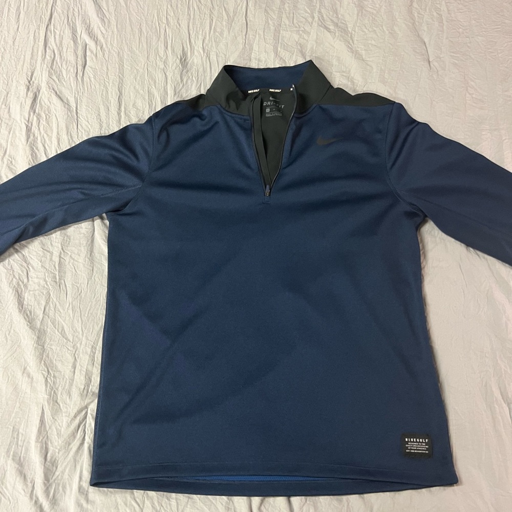 Blue Nike Golf 1/4 Sweater